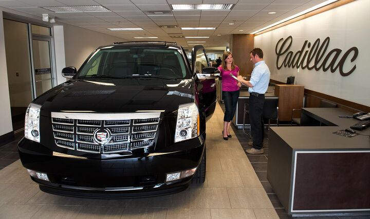 what s wrong with this picture cadillac dealerships get a new look edition