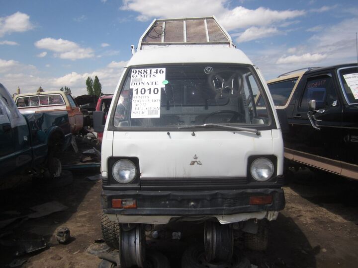 junkyard find mitsubishi minicab dump truck