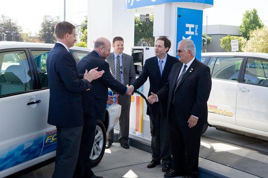 toyota inaugurates gas station