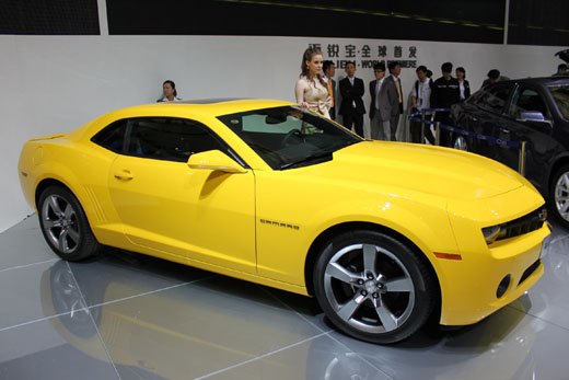 shanghai auto show launch of the retro rockets bumblebee edition