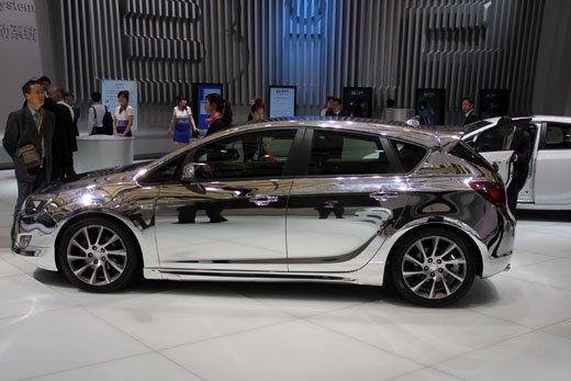 shanghai auto show the all chrome buick excelle