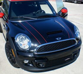 Love the black on black stripes!  Mini cars, Mini cooper custom