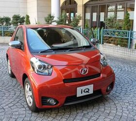 space capsule review toyota iq closed course unlicensed driver