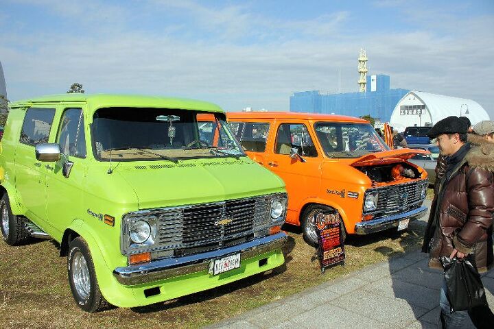 live report ttac shows you all the american cars in japan gobs and gobs of whacky