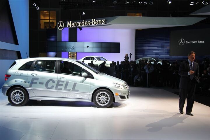 la auto show mercedes b class f cell hydrogen car