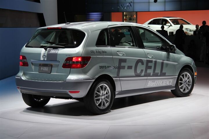 la auto show mercedes b class f cell hydrogen car