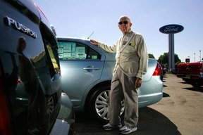 car salesman has repeat customer after seventy one years