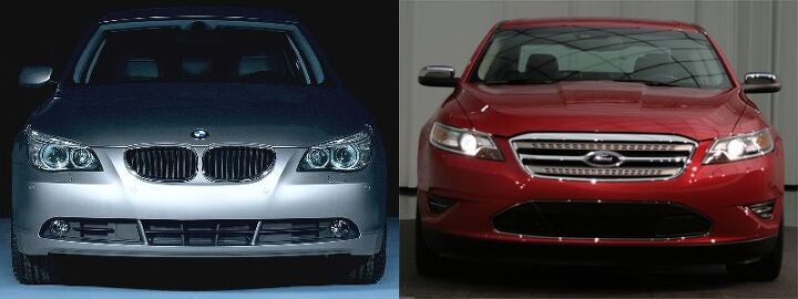 what do the bmw 523i and the ford taurus have in common