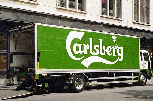 truck drivers join carlsberg brewery strike