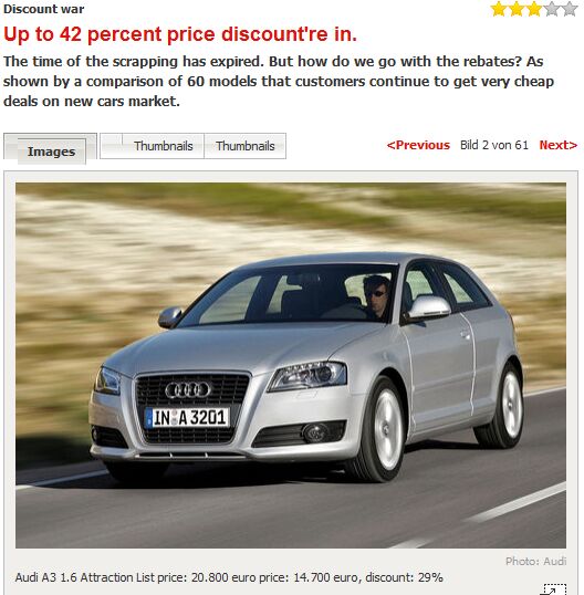 The Truth About European Car Prices; Discounts Up To 42%