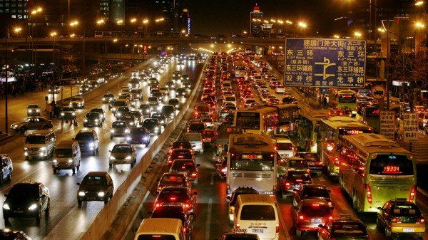 Beijing Drowns In Cars