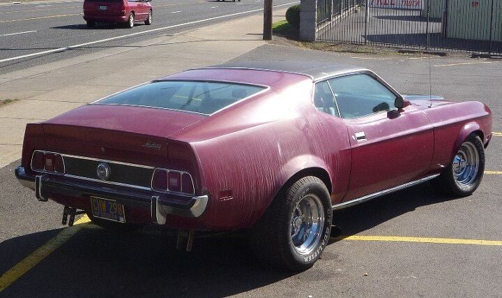 curbside classic 1973 ford mustang mach 1