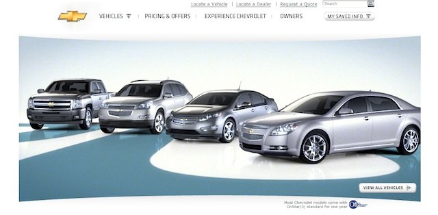 chevy branding blanks out