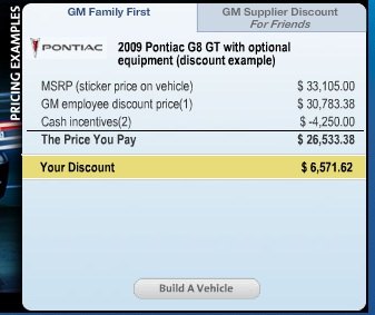 it s baaaaaack gm s employee discount for friends and family