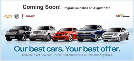 GM Launches Non-Functional California EBay Website
