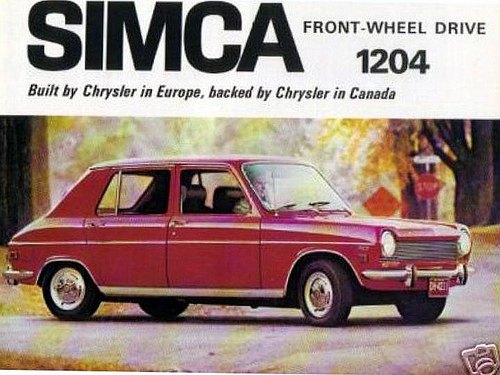 Curbside Classics: 1971 Small Cars Comparison: Number 2 - Simca 1204