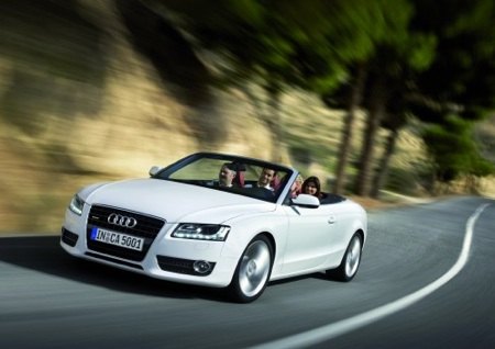 new audi cabriolet only 15 seconds to get the girl