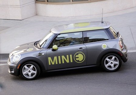 mini e has more trunk space than a tesla roadster just