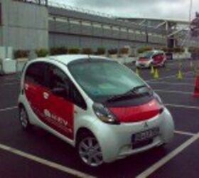 Paris Auto Show: A Short Test Drive in the Electric Mitsubishi IMiEV