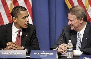 Wagoner to Obama: D2.8's "relatively Weak Balance Sheets" Require Federal Assistance