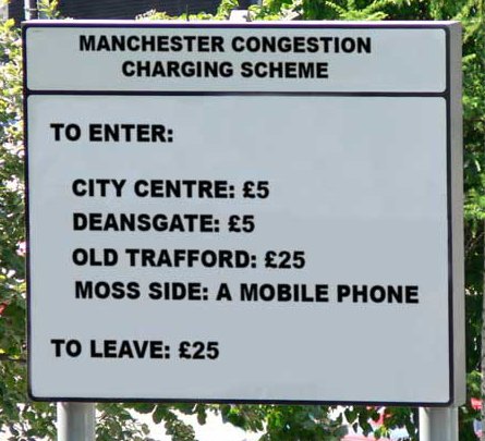 manchester uk set for congestion charge or not