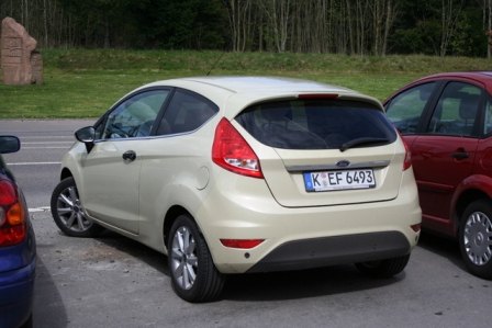 new ford fiesta spotted in the wild