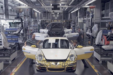 There is Doom and Gloom and Things Go Boom, in Porsche's Factory