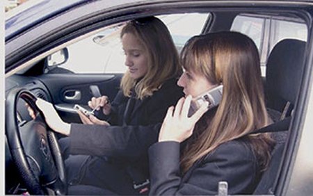 tri state drivers ignore ban against driving with handheld cell