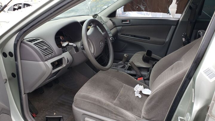 junkyard find 2006 toyota camry with manual transmission