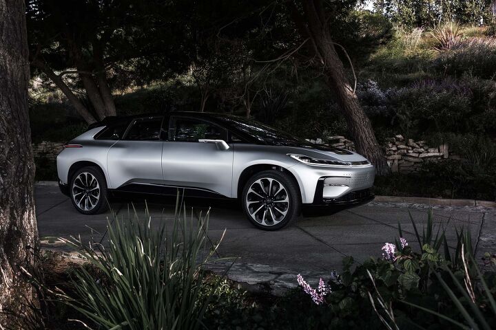 Faraday Future FF 91 Fancily Flails for Journalists at Monterey