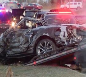 massive dealer car theft ends with a fiery crash and locked down college