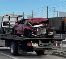 1997 Toyota Supra Mangled After Mechanic's Wild Crash