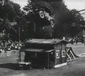 ttac video of the week 1920s era car jumps over a house