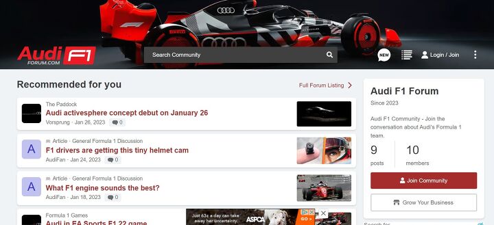 Hey Audi F1 Fans, Check This Out!