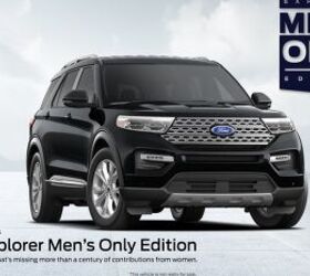 ford celebrates women s history month with men s only explorer