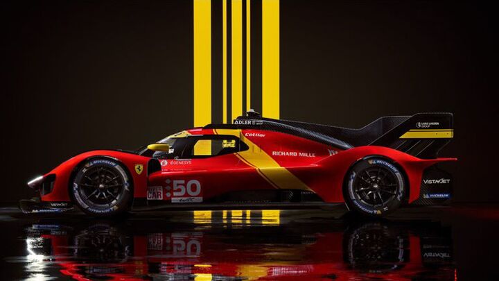 ferrari shows off new car for its first wec races since 1973