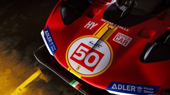 ferrari shows off new car for its first wec races since 1973