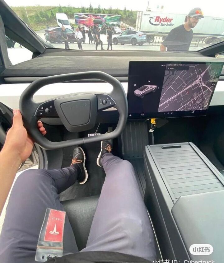 tesla cybertruck interior leaked