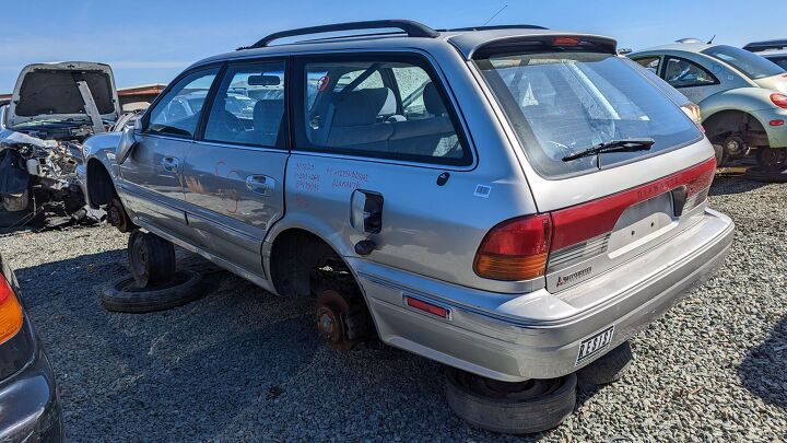 junkyard find 1994 mitsubishi diamante wagon