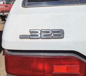 junkyard find 1988 mazda 323 base hatchback