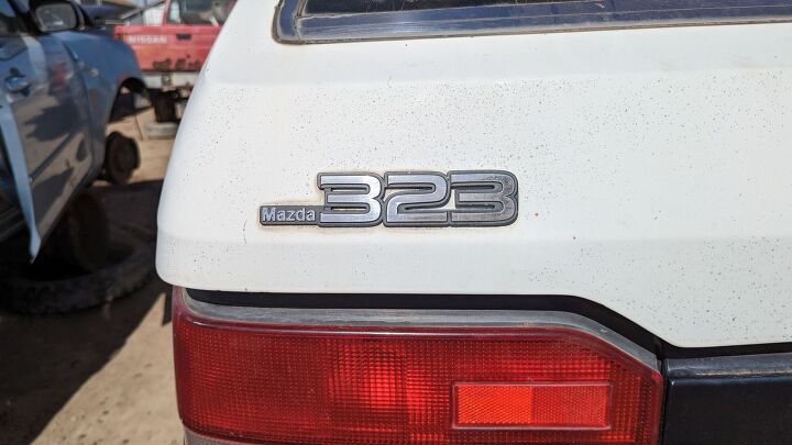 junkyard find 1988 mazda 323 base hatchback