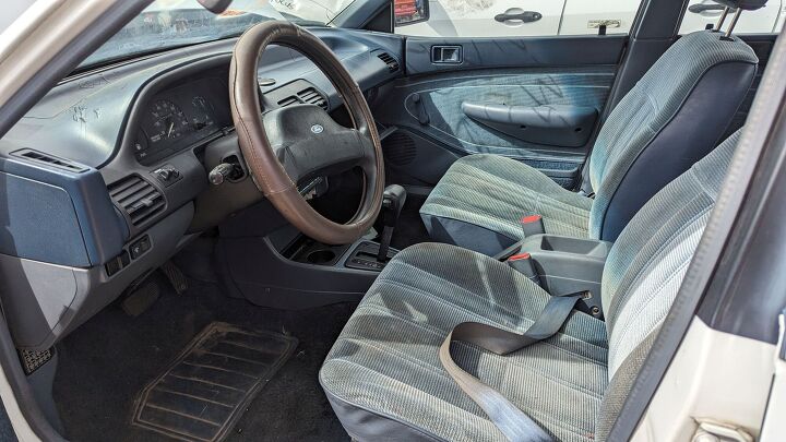 junkyard find 1991 ford escort lx 4 door hatchback