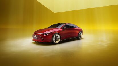 The Mercedes-Benz CLA Concept Brings Electrification to Its Entry-Level Coupe