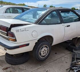 junkyard find 1988 pontiac sunbird se coupe