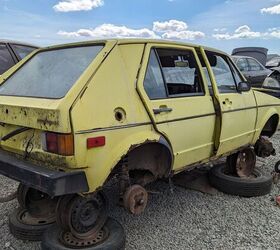 junkyard find 1975 volkswagen rabbit 4 door
