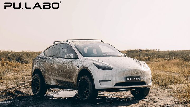 this 15 000 lift kit will take your tesla model y to the clouds