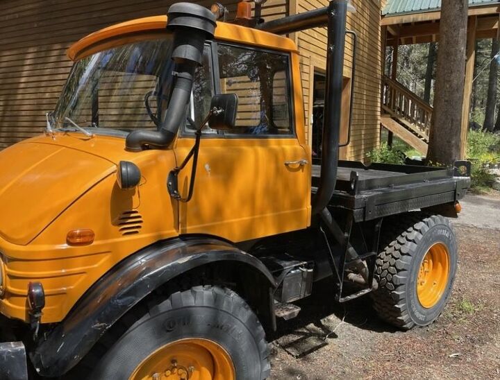 used car of the day 1981 mercedes benz unimog 406