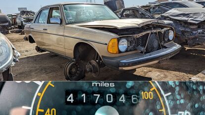 Junkyard Find: 1982 Mercedes-Benz 300 D With 417k Miles