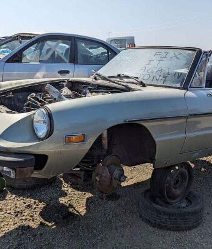 junkyard find 1979 alfa romeo spider veloce