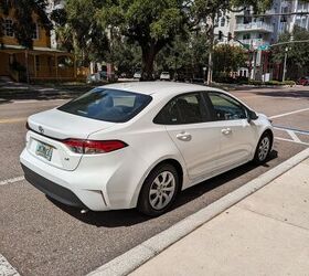 rental review 2023 toyota corolla le aged basic transportation